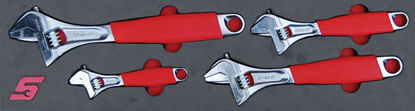Snap-on - MOD.324SH45S - Soft Grip Adjustable Spanner Set; 4Pc