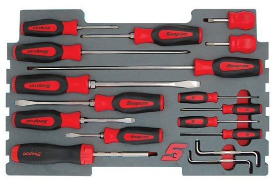 Snap-on - MOD.394SR43F - Screwdriver Set; 17Pc (for KMC box)