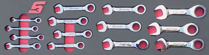 Snap-on - MOD.787SH45S - Stubby Ratcheting Combination Spanner Set 6-19mm; 14Pc (Metric)
