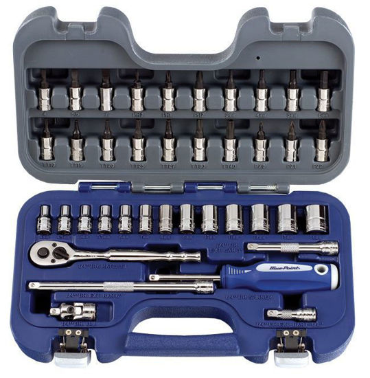 Snap-on Blue - BLPGSSM1439-WO - 1/4" General Service Set in Moulded Case; 39Pc - Metric