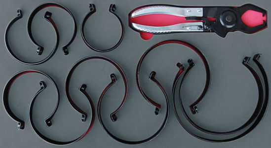 Snap-on Blue - MOD.397SH45L - Ring Compressor Set; 11Pc