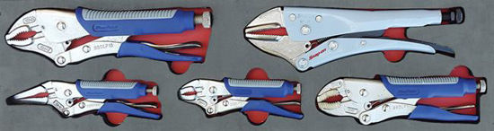 Snap-on Blue - MOD.730SH45S - Locking Plier Set; 5Pc