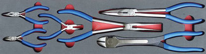 Snap-on Blue - MOD.746SH45S - Mini and Long Reach Plier Set; 6Pc