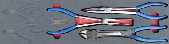 Snap-on Blue - MOD.746SH45S3 - Long Reach Pliers Set; 3Pc