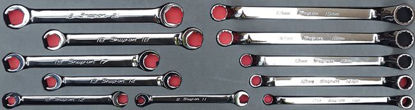 Snap-on - MOD.737SH45S - Pipe and Deep 60° Offset Spanner Set; 11Pc
