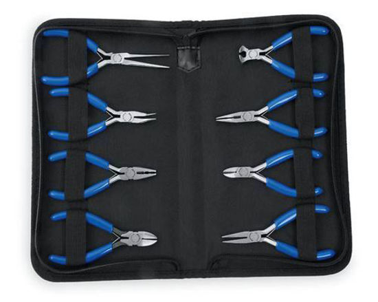 Snap-on Blue - BDGMPL845 - Vinyl Grip Miniature Pliers and Cutters Set; 8Pc