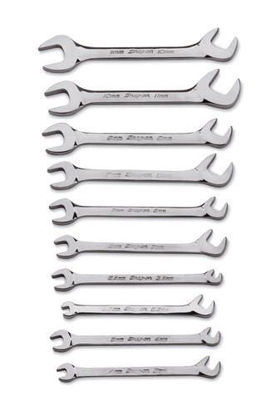 Snap-on - DSM810K - 15°/ 60° Offset Open-End Ignition Wrench Set 3.2-11 mm; 10Pc - Metric