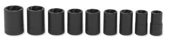 Snap-on Blue - 209TFSMYA - 3/8" Drive Metric Shallow Twist Impact Socket Set 10-19mm; 9Pc