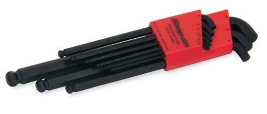 AWMBS9 - 9Pc Metric Stubby L-Shaped Ball Hex Wrench Set (1.5-10 mm)