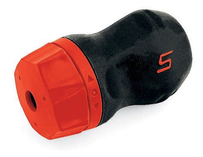 SGDMRC1A- Soft Grip Stubby Ratcheting Screwdriver Handle (Red)