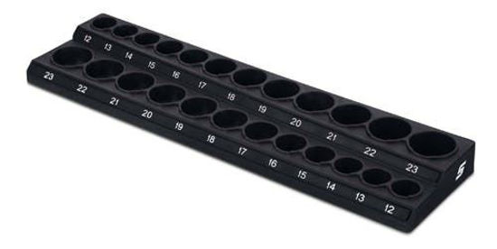 Snap-on - 12MSKTHBLK - 1/2" Drive Metric / Imperial Magnetic Socket Holder (Black)