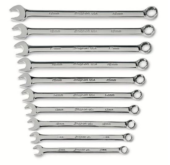 SOEXLM710B - Flank Drive® Plus 12Pt Long Combination Wrench Set 10-19 mm; 10Pc