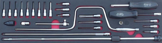 Snap-on - MOD.449SH45S - 1/4" Allen Keys; Bit Sockets Add-on Set; 28Pc - Aviation / Imperial