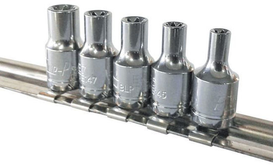 Snap-on Blue - BLPTE14SET5Y-WO - 1/4" External Torx Sockets E4-E8; 5Pc