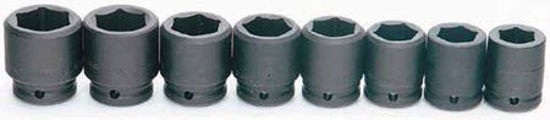 Williams - WILMS-6-8H - 3/4" Standard 6Pt Impact Socket Set 19-41mm; 8Pc - Metric