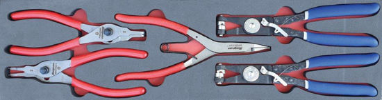 Snap-on Blue - MOD.361SH45S - Hose Clamp and Snap Ring Pliers Set; 5Pc