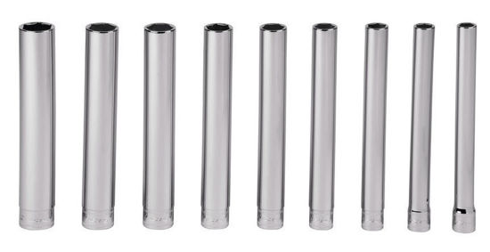 Snap-on - 109STMML - 1/4" Flank Drive Extra-Deep 6Pt Socket Set; 9Pc - Metric