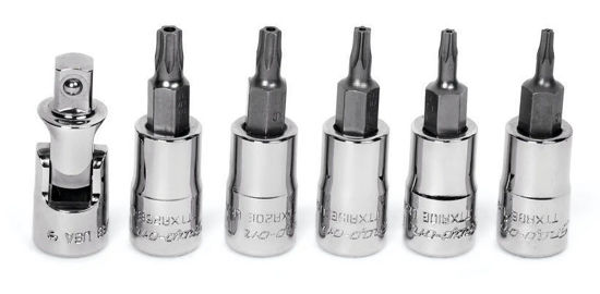 Snap-on - 106TTXR - 1/4" Tamper-Resistant Bit Socket and Universal Joint Set; 6Pc