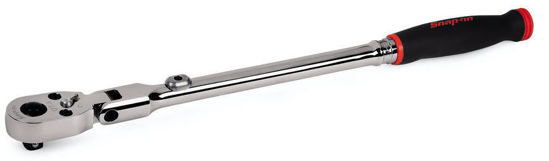 Snap-on - SHRX80B - 1/2" Dual 80® Technology Soft Grip Quick-Release Locking Flex-Head Ratchet (Red)