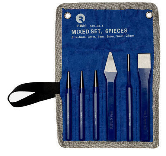Irimo - IR519-93-4 - Pin Punches & Chisels Set, 6 Pcs