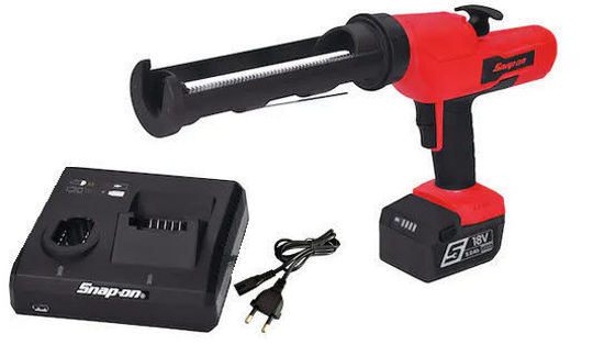 Snap-on - CTCG8850U1-WO - 18V MonsterLithium Cordless Caulk Gun Kit with one Battery (Red)