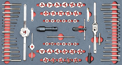 Blue Point Supplemental - MOD.956SH45L - Tap & Die Set; 76Pc - Metric and Imperial