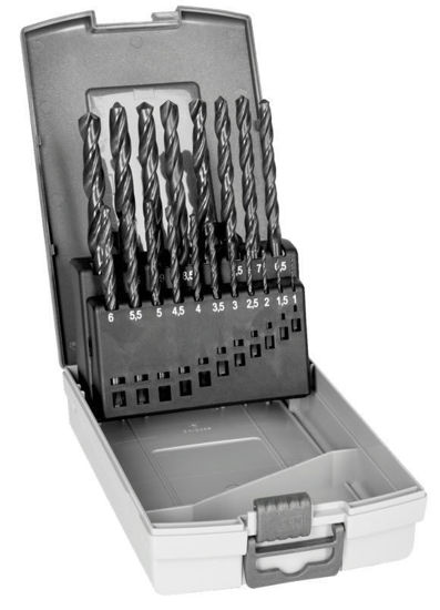 Bahco - B-4515-SET-19 - HSS-R Drill Bit Set for Metal; 19Pc