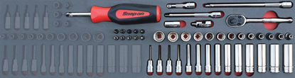Snap-on - MOD.149SH45SM-X - 1/4" General Service Set with FDX Sockets; 44Pc - Metric