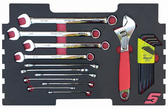 Snap-on - MOD.445SR43F - Combination Spanner Set; 25Pc - Imperial (for KMC Box)