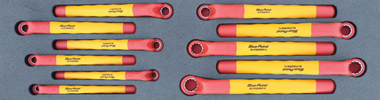 Snap-on BLue - MOD.292SH45S - 1000V Offset Ring Spanner Set 6-16mm; 11Pc