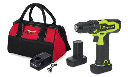 Snap-on - CDR861HVU2-WO - 14.4V 3/8" Brushless MicroLithium Drill Kit - Hi-Viz
