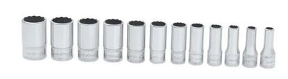 Snap-on - 112TMMDSY - 1/4" Semi-Deep 12Pt Socket Set 5-15mm; 12Pc
