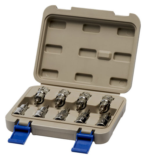 Irimo - IR129-9T-4 - 1/2" Torx Bit Driver Socket Set T20-T60 in Polyethylene Box; 9pc