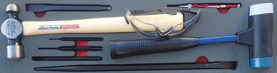 Snap-on Blue - MOD.889SH45S - Hammer / Punches Set; 9Pc