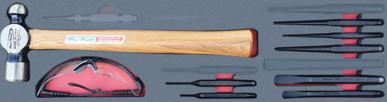 Snap-on Blue - MOD.145SH45SE - Hammer and Punch Set; 9Pc (Economy)