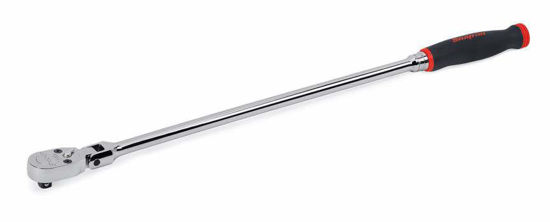 Snap-on - SHLF80A - 1/2" Drive Dual 80® Technology Soft Grip Long Handle Flex-Head Ratchet