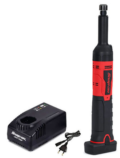 Snap-on - CGRS865U1-WO - 14.4V Brushless MicroLithium Inline Long-Neck Die Grinder Kit with 1 x Battery - Red
