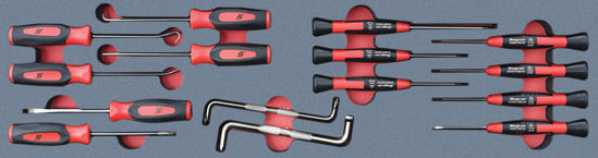 Snap-on - MOD.415SH45S - Combination Mini Screwdrivers and Pick Set; 15Pc