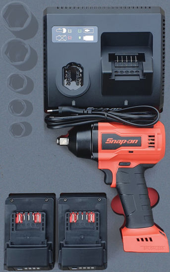 Snap-on - MOD.785SH42D4 - 18V 1/2" Drive MonsterLithium Brushless Cordless Impact Wrench Kit; 4Pc
