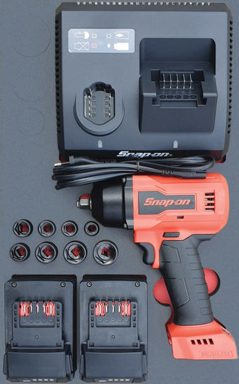 Snap-on - MOD.786SH42D - 18V 3/8" Drive MonsterLithium Brushless Cordless Impact Wrench Kit with Sockets; 12Pc