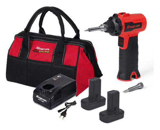 Snap-on - CTSG861U2-WO - 14.4V 1/4" MicroLithium Cordless Soldering Iron Kit - Red