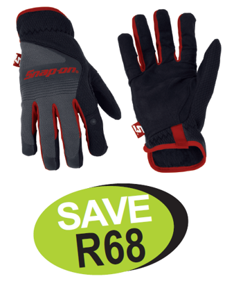 Snap-on XXJUL262 FAST-FIT (Touch Screen) Technician’s Gloves XL