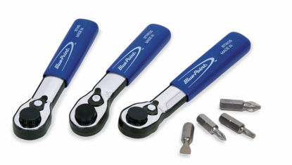 Blue Point - BTWSMPK - Miniature Ratcheting Handle Bit Set; 7Pc