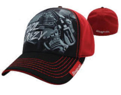 Snap-on Clothing - CSN07-7831 - Black / Red Tool Crazy Cap