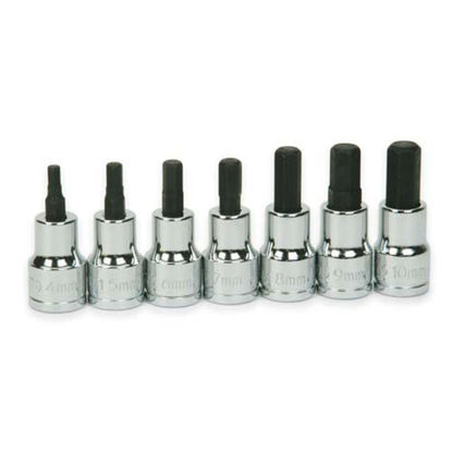 Williams - WIL31904-WO - 3/8" Hex Bit Socket Set 4-10mm; 7Pc