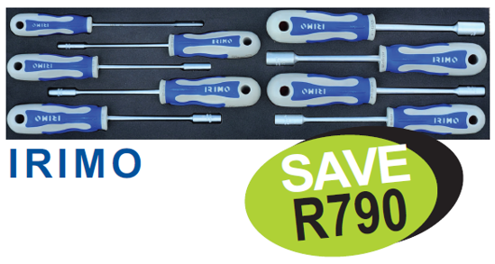 Snap-on Blue XXSEP208 Nut Driver Set 9pc (4-13mm)