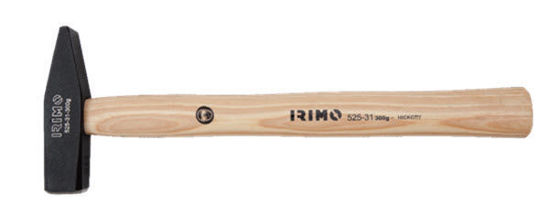 Irimo -IR525-61-2 - German DIN Hammer with Hickory Handle; 1kg
