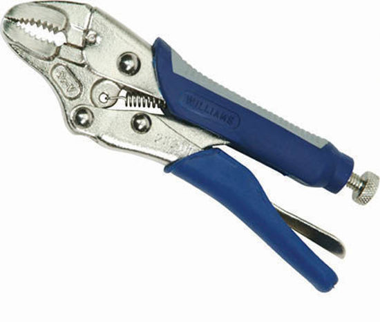 Williams -WIL23202 -  Comfort Grip Curved Jaw Locking Pliers with Cutter 7" (175mm)