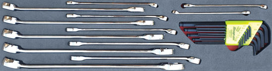 SNap-on - MOD.181SH45S - Combination Spanner Set 11/32"-1"; 25Pc - Imperial