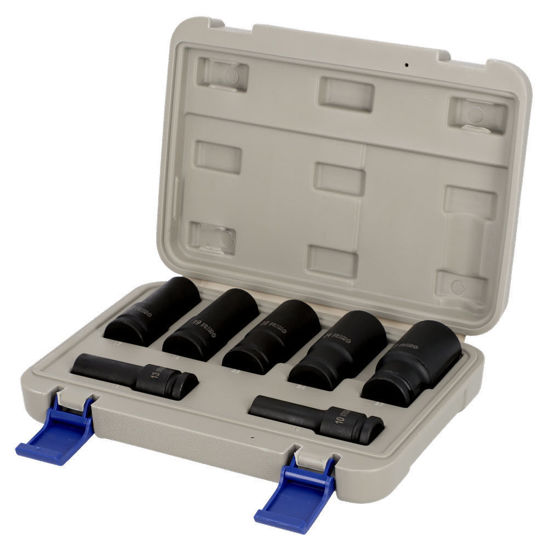 Irimo - IR168-7-4 - 1/2" Deep 6Pt Impact Socket Set 10-27mm; 7Pc (in moulded box)